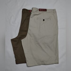 Merona Bundle Casual Shorts in Brown and Cream Size (44)